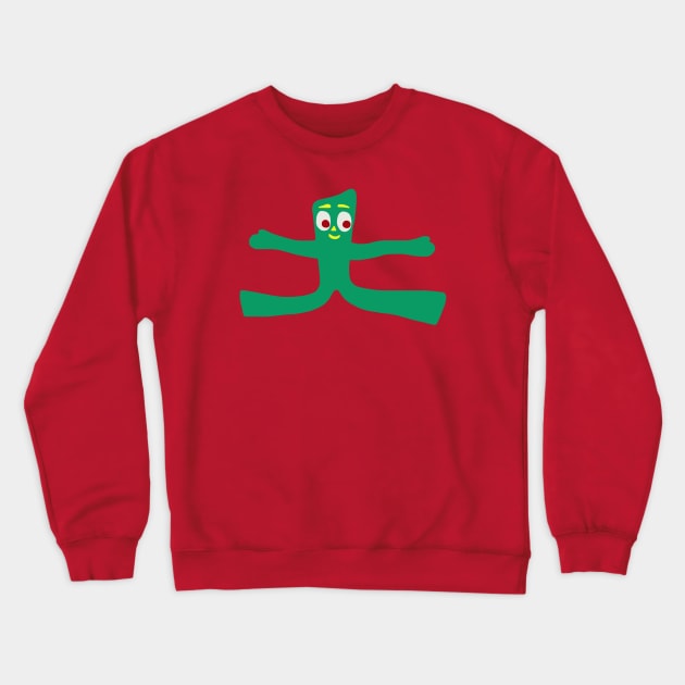 Gumby Crewneck Sweatshirt by ElviaMontemayor